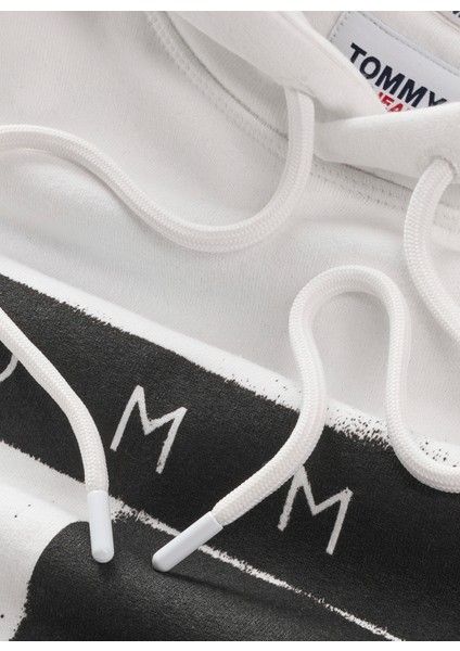 Kapüşon Yaka Beyaz Erkek Sweatshirt DM0DM17911YBR fiyatları