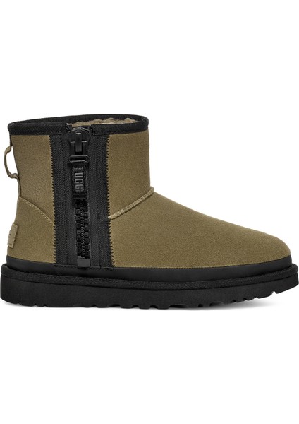 Ugg Haki Kadın Bot Classıc Mını Zıpper Tape LOGO114403