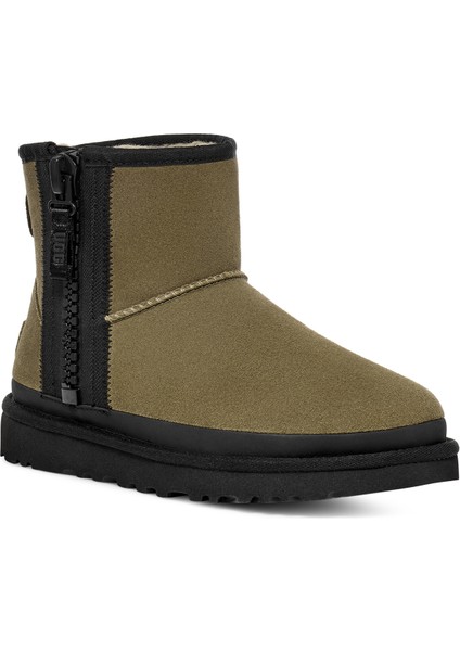 Ugg Haki Kadın Bot Classıc Mını Zıpper Tape LOGO114403