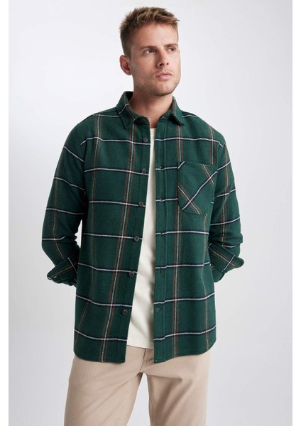 Modern Fit Uzun Kollu Gömlek A6326AX23WN