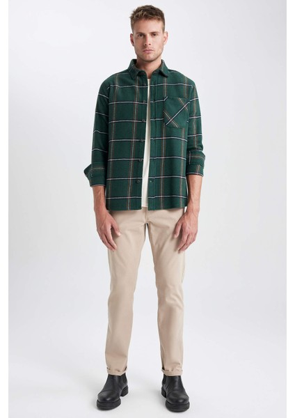 Modern Fit Uzun Kollu Gömlek A6326AX23WN