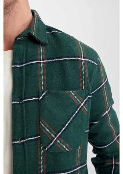 Modern Fit Uzun Kollu Gömlek A6326AX23WN
