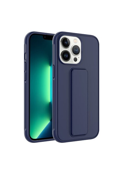 iPhone 14 Pro Kılıf Şık ve Stantlı QStand Premium Kapak