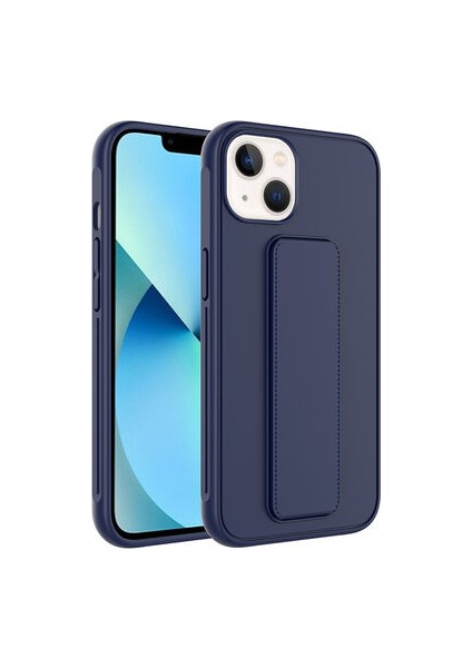 iPhone 14 Plus Kılıf Şık ve Stantlı QStand Premium Kapak
