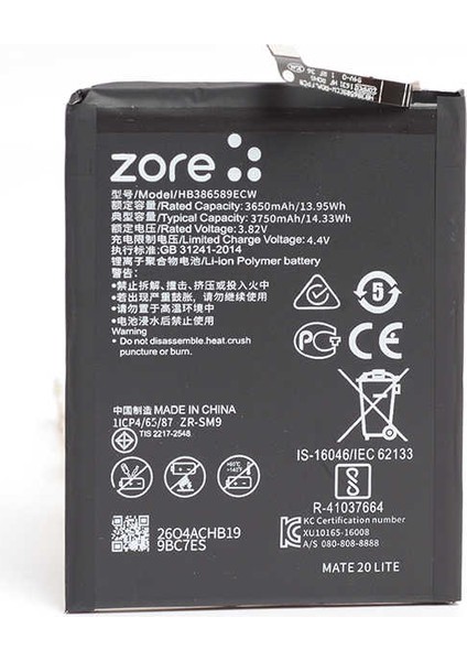 Huawei Mate 20 Lite Tam Orjinal Batarya