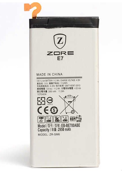 Galaxy E7 Tam Orjinal Batarya