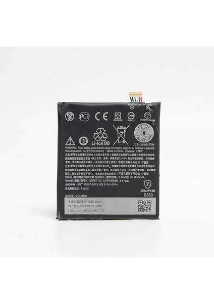 Htc Desire 530 Tam Orjinal Batarya