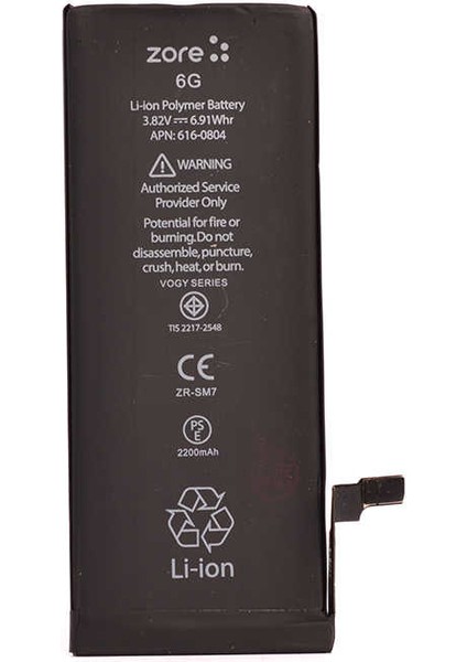 Apple iPhone 6g Vogy Batarya fiyatları