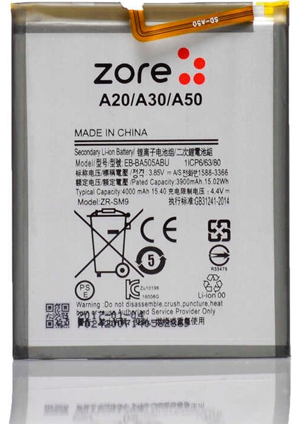 Galaxy A30S Tam Orjinal Batarya