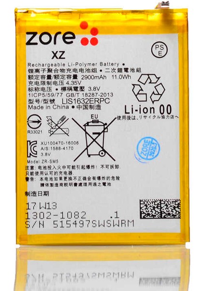 Xperia Xz Tam Orjinal Batarya