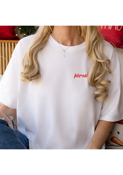 Köpke Oversize Pamuklu T-Shirt fiyatları