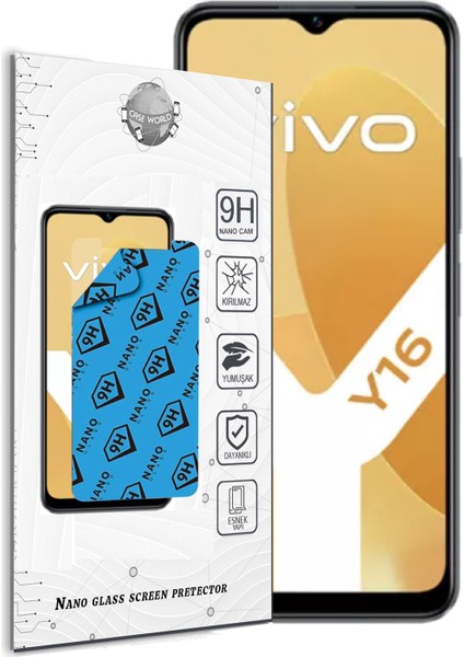 Caseworld Vivo Y16 Nano Ekran Koruyucu Kırılmaz Esnek Cam fiyatları