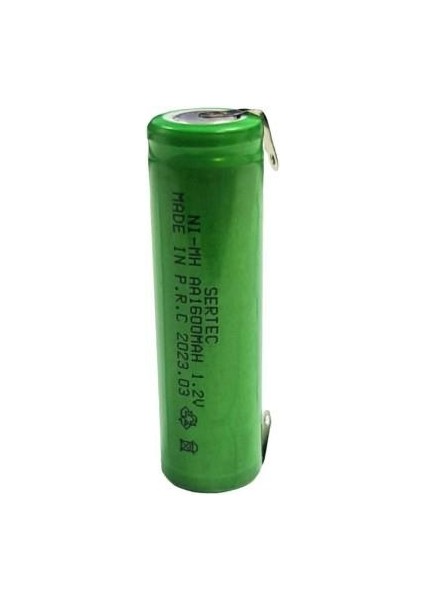1.2VOLT 1600MAH Aa Ni-Mh Şarjlı Kalem Pil Puntolu - 1ADET