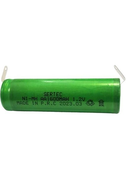 1.2VOLT 1600MAH Aa Ni-Mh Şarjlı Kalem Pil Puntolu - 1ADET