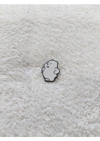 Rozet Metal Broş Yaka Okul Çantası Kıyafet Takı Aksesuar Kung Fu Panda Lu Ayı Klipsli Rozet Mini modelleri