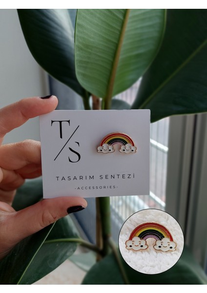 Rozet Metal Broş Yaka Okul Çantası Kıyafet Takı Aksesuar Çanta Gökkuşağı Klipsli Rozet Mini