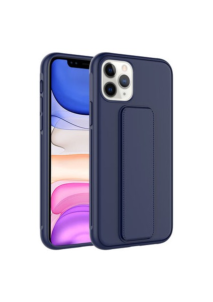 iPhone 11 Pro Kılıf Şık ve Stantlı QStand Premium Kapak