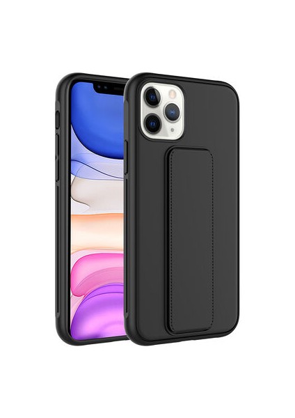iPhone 11 Pro Kılıf Şık ve Stantlı QStand Premium Kapak