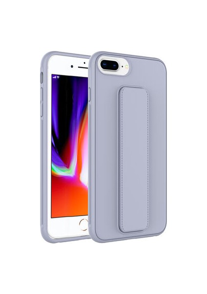 iPhone 8 Plus Kılıf Şık ve Stantlı QStand Premium Kapak