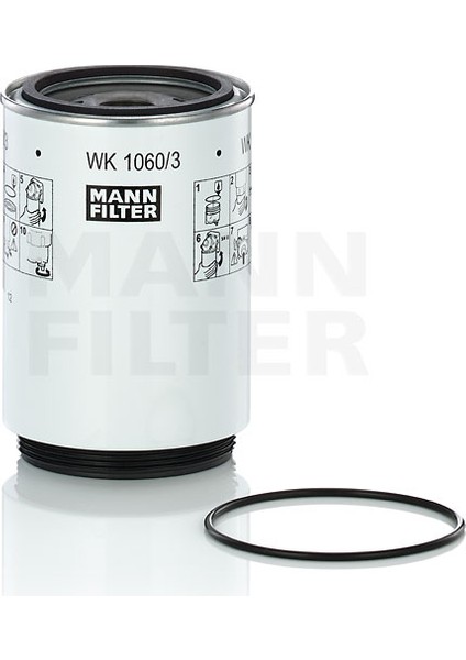 Mazot Filtre Temsa Safari Safir Daf Sb CF65/75/85 XF105/95 Man Scania 1685159C91 Mann WK1060/3X