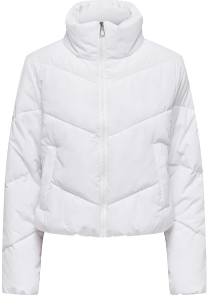 Kadın Mont Beyaz 15304020 Onlmaggı Solıd Puffer cc Otw