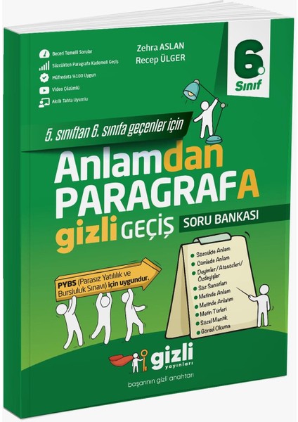 6. Sınıf Anlamdan Paragrafa Gizli Geçiş Soru Bankası