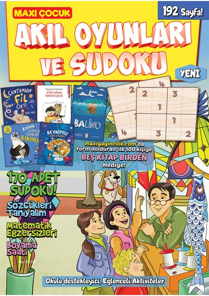 Çocuk Akıl Oyunları ve Sudoku 3. Sayı 2023