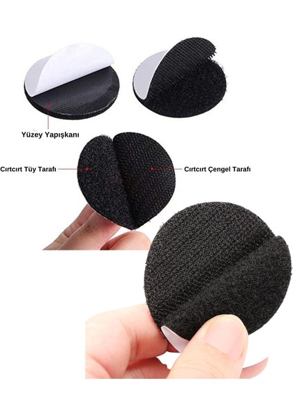 Halı Kilim Yastık Eşya Sabitleyici Cırtcırt 10'lu Set modelleri