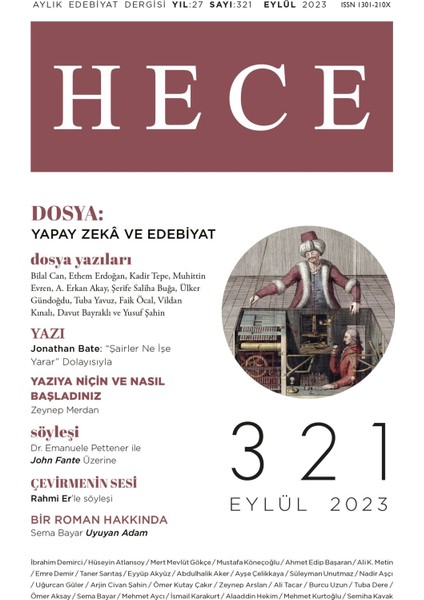 321. Sayı Eylül 2023