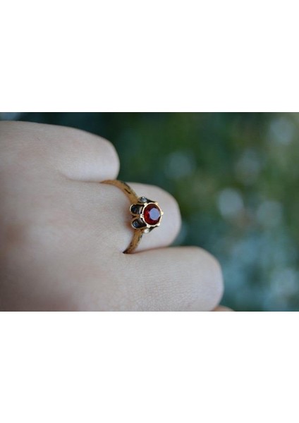 Jewellery Yakut Ayarlanabilir Kadın Yüzük fırsatları