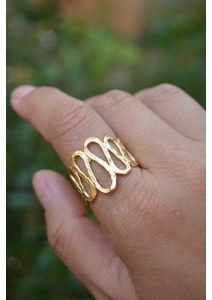 Özel Tasarım Ayarlanabilir Kadın Yüzük