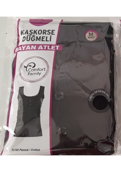 Bayan Atlet Düğmeli Kaşkorse Comfort Family