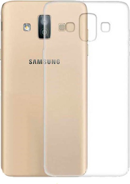 Samsung Galaxy J7 Duo (J720) Kılıf Soft Silikon Şeffaf Arka Kapak