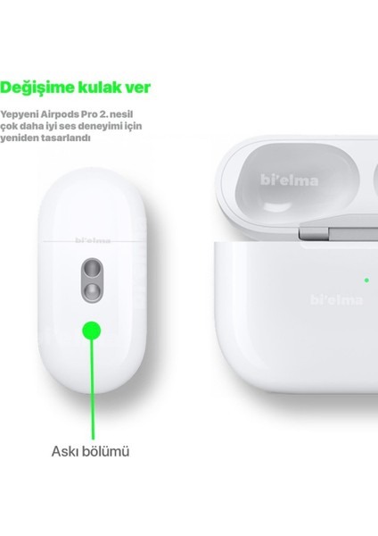 Pro 2.nesil Bluetooth Kulaklık Ios . Androis ve Tüm Cihazlara Uyumlu