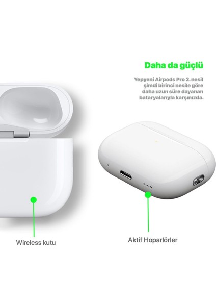 Pro 2.nesil Bluetooth Kulaklık Ios . Androis ve Tüm Cihazlara Uyumlu