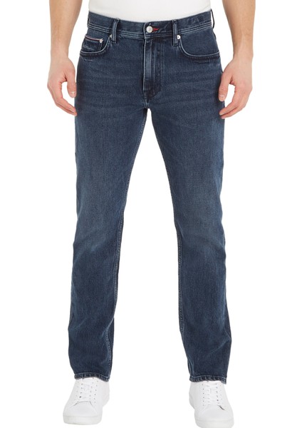 Normal Bel-Paça Slim Fit Siyah Erkek Denim Pantolon MW0MW333601BM