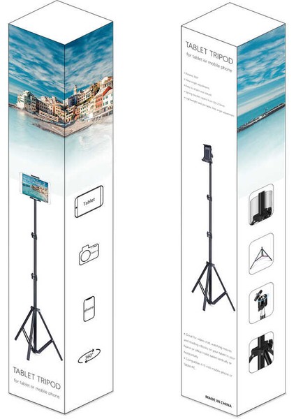 Tripod 4-11 Inç Arası Tablet ve Telefonlara Uyumludur (L16-095)