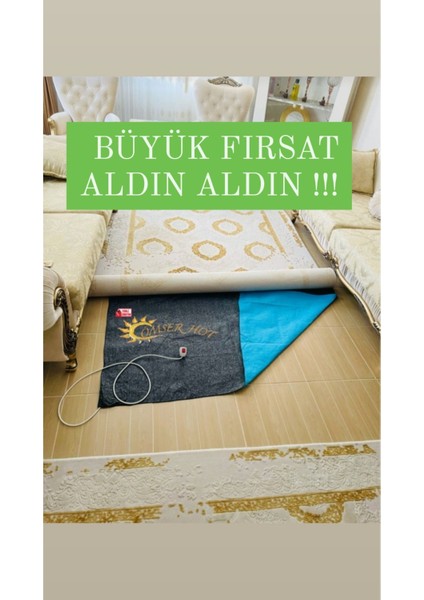 Yeni Nesil Elektrikli Halı Altı Isıtıcı Yerden Isıtma 100 x 170 cm fiyatları