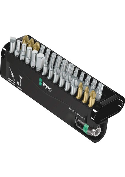 Wera 05056440001 Uç Kontrol 30 Üniversal 1, 30 Parça
