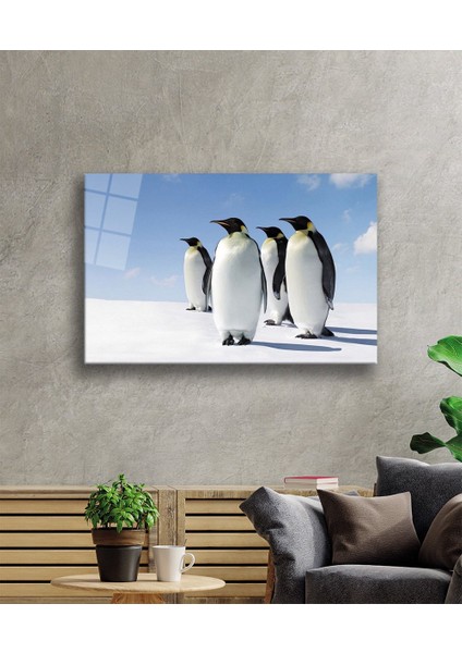 Penguenler Cam Tablo