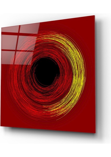 Kırmızı Girdap Cam Tablo fiyatları