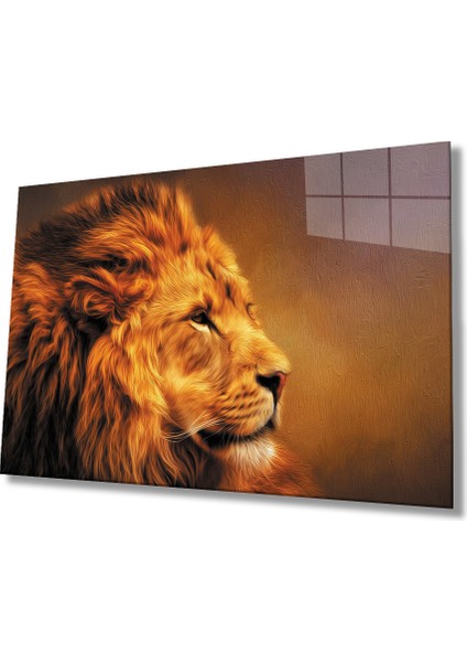Aslan Cam Tablo