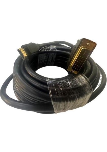 10 Metre DVI HDMI Kablo 10 Metre 24+5 DVI HDMI Kablo