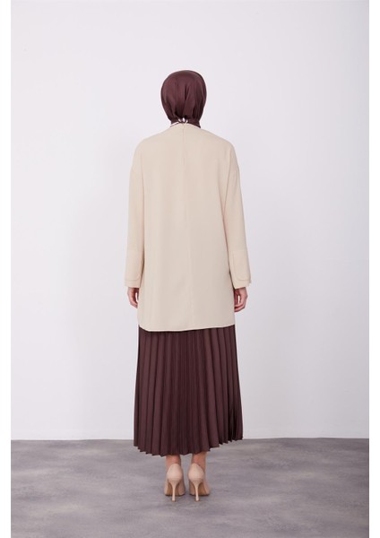 Garnili Bluz 23K3344 Latte