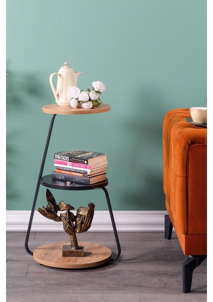 Sehpa Üç Katlı Modern