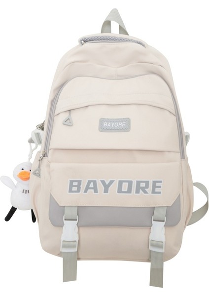 Okul Kadın Ins Kore Versiyonu Ortaokul Öğrencisi Büyük Kapasiteli Sırt Orta Okul Öğrencisi Mektup Trend Sırt Çantası (Yurt Dışından)