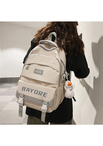 Okul Kadın Ins Kore Versiyonu Ortaokul Öğrencisi Büyük Kapasiteli Sırt Orta Okul Öğrencisi Mektup Trend Sırt Çantası (Yurt Dışından) fırsatları