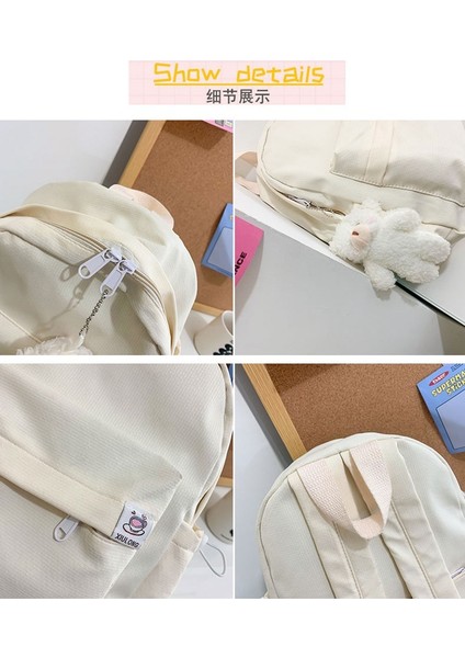 Kızlar Tuval Küçük Okul Japon Küçük Taze Sırt Kore Mini Şeker Öğrenci Seyahat Sırt Çantası (Yurt Dışından) modelleri