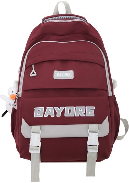 Okul Kadın Ins Kore Versiyonu Ortaokul Öğrencisi Büyük Kapasiteli Sırt Orta Okul Öğrencisi Mektup Trend Sırt Çantası (Yurt Dışından)