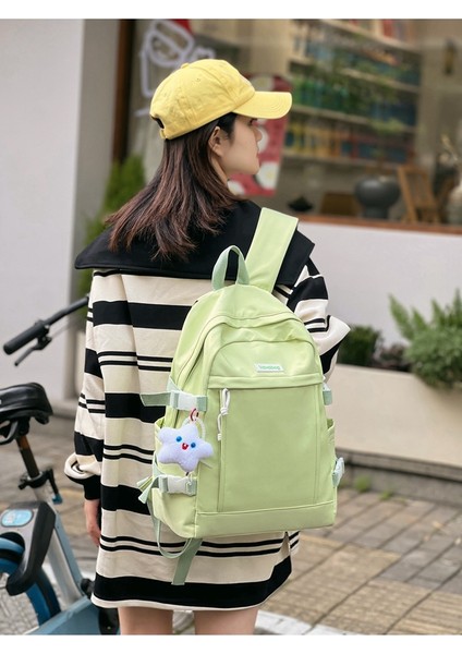 Okul Kadın Lise Öğrencisi Taze ve Tatlı Seyahat Sırt Lise Öğrencisi Kampüsü Küçük Taze Omuz Çantası (Yurt Dışından) indirimleri